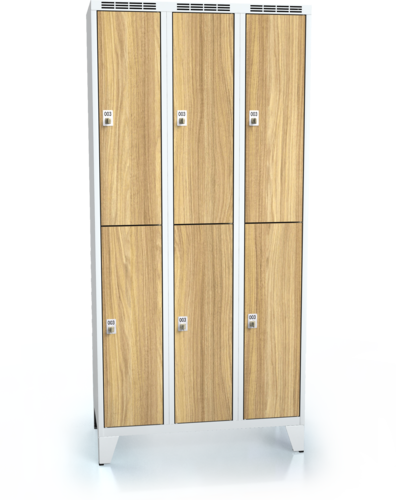 Divided cloakroom locker ALDERA with feet 1920 x 900 x 500
